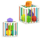 Blocos de Classificação Montessori: Brinquedo Educativo Colorido para Aprendizagem do bebê - Salanas